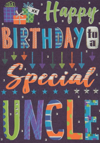 Special Uncle Birthday Card