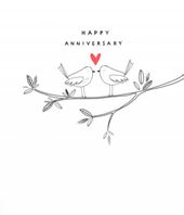 Birds on a Branch Anniversary Card