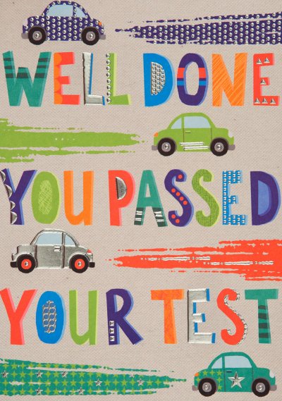You Passed Congratulations Card