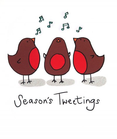 Season's Tweetings Christmas Card