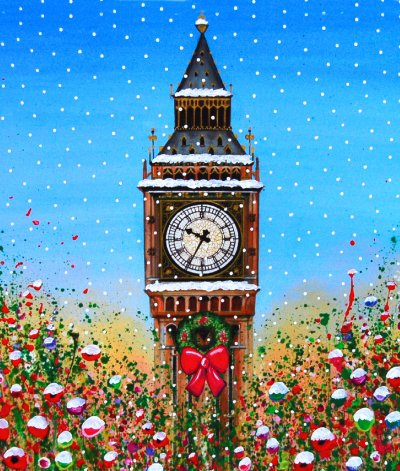 Snowy Big Ben Christmas Card