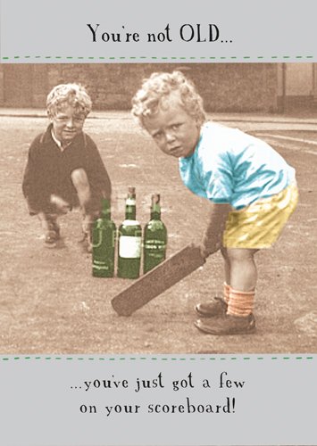 Scoreboard Birthday Card