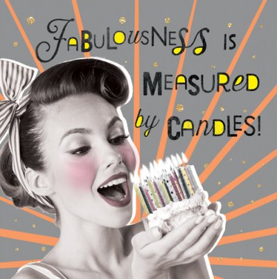 Fabulousness Birthday Card