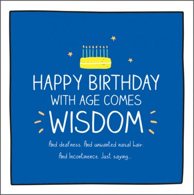 Wisdom Birthday Card