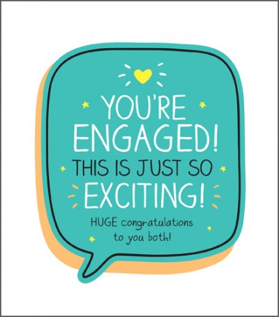 So Exciting Engagement Card