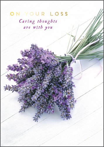 Caring Thoughts Sympathy Card