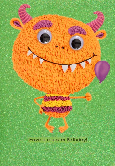 Monster Birthday Card