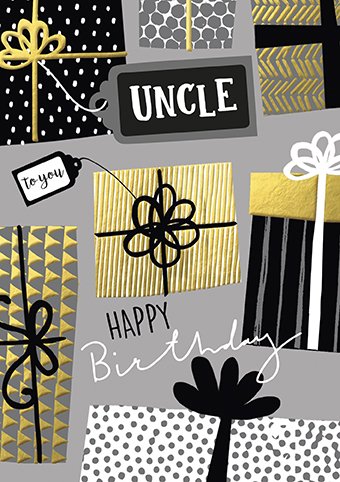 To You Uncle Birthday Card