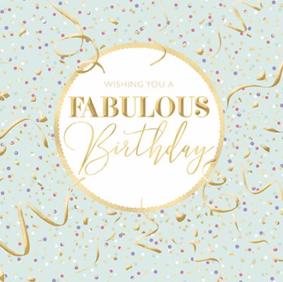 Fabulous Birthday Card